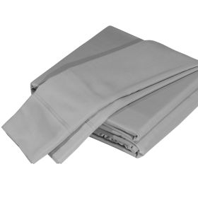 Premium 4-Piece Tencel Lyocell sheet Set, Silky Soft 100% Tencel, Oeko-TEX Certified, King - Gray