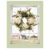 "Pleasant View" by Lori Deiter, Ready to Hang Framed Print, Light Green Window-Style Frame