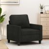 Sofa Chair Black 23.6" Fabric