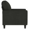 Sofa Chair Black 23.6" Fabric
