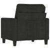 Sofa Chair Black 23.6" Fabric