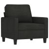 Sofa Chair Black 23.6" Fabric