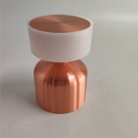 Mini Metal Table Lamp Retro Charging Lamp Creative Dumbbell Night Light (Option: Intrinsic Color Of Copper-Barbell-EU)