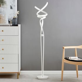 Munich LED 63" Floor Lamp // Dimmable (Color: White)
