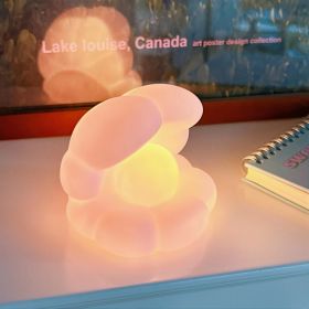 Cartoon Luminous Toy Children Cute Led Small Night Lamp (Option: Beibei Pink)