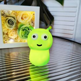 Cartoon Luminous Toy Children Cute Led Small Night Lamp (Option: Night Light Green Large)