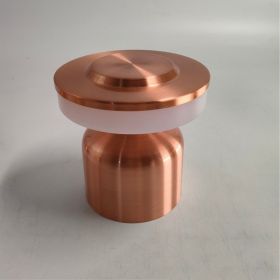 Mini Metal Table Lamp Retro Charging Lamp Creative Dumbbell Night Light (Option: Intrinsic Color Of Copper-Plane-US)